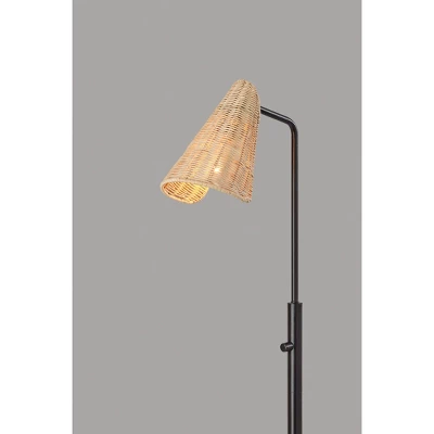 Cove Floor Lamp Black - Adesso 2 Cove Floor Lamp Black - Adesso - Image 2
