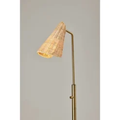 Cove Floor Lamp Antique Brass - Adesso
