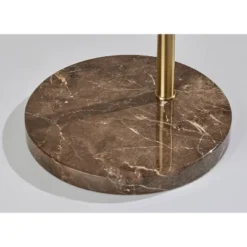 Adler Arc Floor Lamp Antique Brass - Adesso -Adesso GUEST 0b47b5e2 9bd9 4adb 8d93 6c9ee080e6b0
