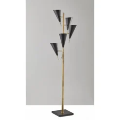 71.5" Owen Tree Lamp Black - Adesso -Adesso GUEST 0cb3afb2 0200 4afe 8603 1b02b145247f