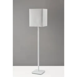 Estelle Floor Lamp Matte White - Adesso -Adesso GUEST 0edb2c94 5089 418a b0b8 ae1f547df518