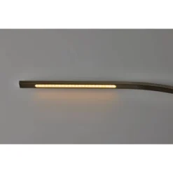 Sonic Arc Floor Lamp With Smart Switch Silver (Includes LED Light Bulb) - Adesso -Adesso GUEST 0f171406 46f9 4c5e 873f 3adedb17f68a