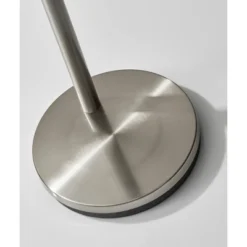 Trinity Arc Lamp Brushed Steel - Adesso -Adesso GUEST 0f69c4a5 95a2 4e1c a340 30c894ade691