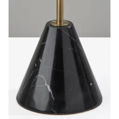 Adesso Tucker Floor Lamp Antique Brass: 61" High With Pull Chain, ETL Listed, Metal Body, Polyester Shade -Adesso GUEST 1246ee58 7eb6 4c1b 8c54 ec9c188a25fd