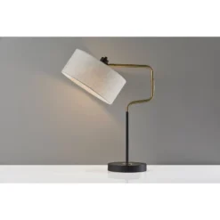 Jacob Table Lamp Black/Brass - Adesso -Adesso GUEST 1318f42f 957d 413a 9a68 df71540a5872