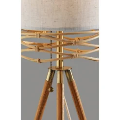 Melanie Table Lamp Natural - Adesso