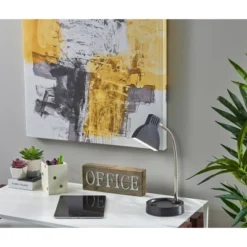 Adesso Slender Floor Lamp (Includes LED Light Bulb) Black: Modern Design, ETL Listed, Metal Body, Rocker Switch -Adesso GUEST 14ceffd5 afd2 48bb ac87 51de12c9e140