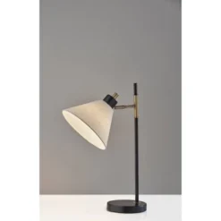 Matthew Table Lamp Black/Antique Brass - Adesso -Adesso GUEST 19d2f0ba 9cb3 4eb4 bf8a 32d3c9a816a8