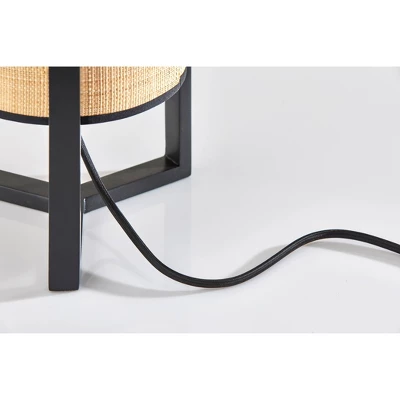 Quinn Table Lantern Wood Black - Adesso 2 Quinn Table Lantern Wood Black - Adesso - Image 2