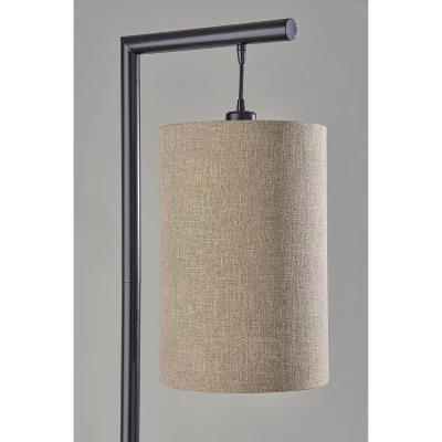 Reggie Floor Lamp Black - Adesso 2 Reggie Floor Lamp Black - Adesso - Image 2