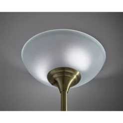 71" Bergen Collection Torchiere Black - Adesso -Adesso GUEST 234144f2 79bc 4e5b 8578 0d72cfd55c77