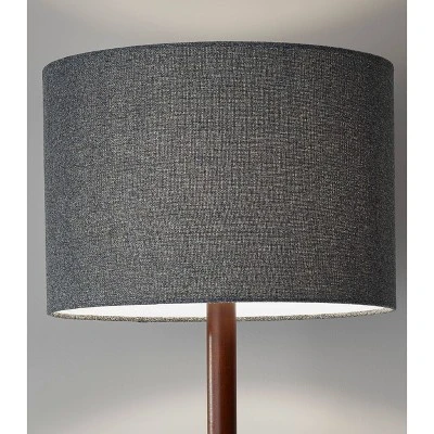 58.5" 3-way Ellis Floor Lamp Brown - Adesso 3 58.5" 3-way Ellis Floor Lamp Brown - Adesso - Image 3