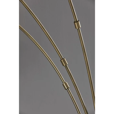 3 Arm Bergen Arc Lamp Black - Adesso 4 3 Arm Bergen Arc Lamp Black - Adesso - Image 4