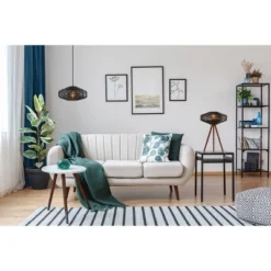 7" Kingston Pendant Ceiling Light Black - Adesso -Adesso GUEST 309c981b 69db 4e35 b715 1c260790e871