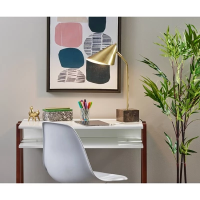 Hawthorne Desk Lamp Antique Brass - Adesso 2 Hawthorne Desk Lamp Antique Brass - Adesso - Image 2