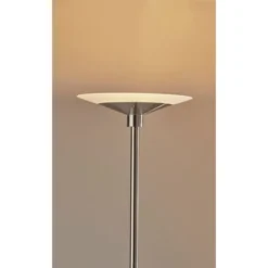 Solar Torchiere (Includes LED Light Bulb) Silver - Adesso -Adesso GUEST 3802ea30 1242 43e3 850a ffe0dcea4fe9