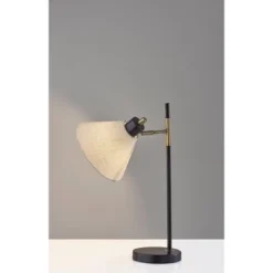Matthew Table Lamp Black/Antique Brass - Adesso -Adesso GUEST 40c20364 ab4e 4934 a463 53121def1bd4