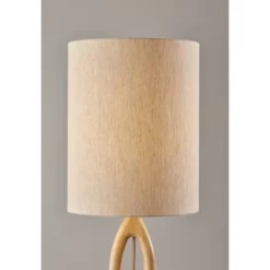 Adesso Mayfair Floor Lamp Natural: ETL Listed, Beige Drum Shade, Metal Base, Rotary Switch 9 Adesso Mayfair Floor Lamp Natural: ETL Listed, Beige Drum Shade, Metal Base, Rotary Switch -Adesso GUEST 4693fb4c eca2 4b25 a01e 78ef789c0dac