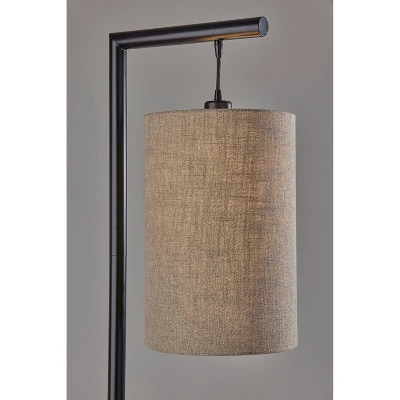Reggie Floor Lamp Black - Adesso 3 Reggie Floor Lamp Black - Adesso - Image 3