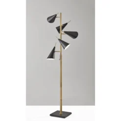 71.5" Owen Tree Lamp Black - Adesso