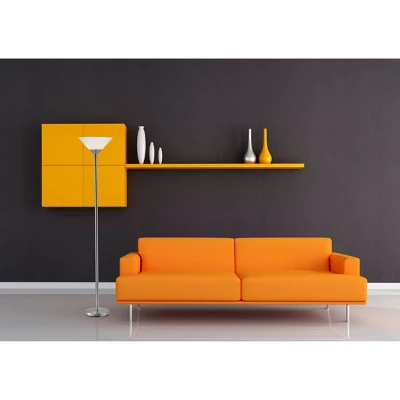 Aries Floor Lamp Gray - Adesso 2 Aries Floor Lamp Gray - Adesso - Image 2