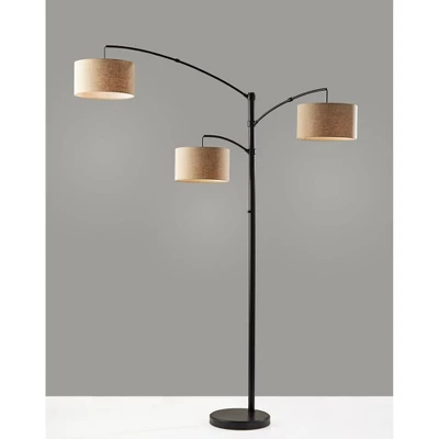 Cabo Arc Lamp Dark Bronze - Adesso 1 Cabo Arc Lamp Dark Bronze - Adesso