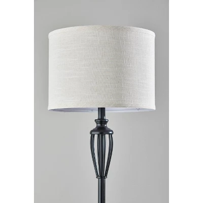 Joshua Floor Lamp Black - Adesso 1 Joshua Floor Lamp Black - Adesso