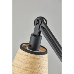 Walden Table Lamp Metal/Wood Black - Adesso -Adesso GUEST 553b3b95 361e 49e9 926d 3efeb064e2bf