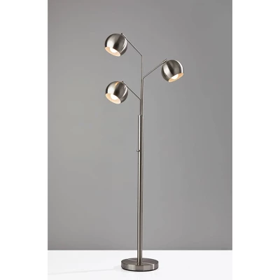 Emerson Tree Lamp Silver - Adesso 2 Emerson Tree Lamp Silver - Adesso - Image 2