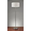 65" Hayworth Collection Floor Lamp Silver - Adesso