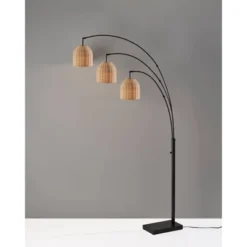 Bahama 3 Arm Arc Lamp Dark Bronze - Adesso -Adesso GUEST 58609b4e 3b89 4b7c 8b7b ec6d77deee76