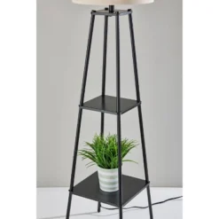 Adrian Shelf Floor Lamp Black - Adesso 6 Adrian Shelf Floor Lamp Black - Adesso -Adesso GUEST 58933237 8a99 4571 8895 ad0aff3b90f7