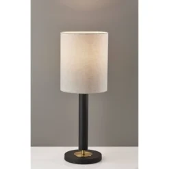 Hollywood Table Lamp Black/Brass - Adesso -Adesso GUEST 6123965d 714a 4623 8912 6900e3311e21