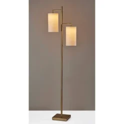 Adesso Matilda Tree Lamp: Dual White Shades, ETL Listed, Touch Sensor, 2700K Warm Light -Adesso GUEST 6cef6c56 2217 481d bed7 86ca531468a1