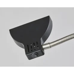 Adesso Slender Floor Lamp (Includes LED Light Bulb) Black: Modern Design, ETL Listed, Metal Body, Rocker Switch -Adesso GUEST 71752d13 cd8d 46f6 a30b 8b7d590c9809