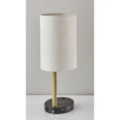 Curtis AdessoCharge Wireless Charging Table Lamp Black/Brass - Adesso -Adesso GUEST 7206d324 0abb 4343 a5c0 e5f318aaed3e