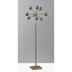 Adesso Starling Floor Lamp (Includes LED Light Bulb) Brass: Modern 9-Light, Dimmable, Touch Sensor, ETL Listed 5 Adesso Starling Floor Lamp (Includes LED Light Bulb) Brass: Modern 9-Light, Dimmable, Touch Sensor, ETL Listed -Adesso GUEST 754776ee 3135 4edc b25c dfe576d4510e