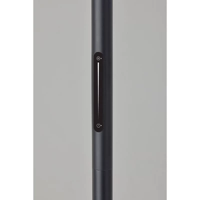 Elmore Floor Lamp With Smart Switch Black (Includes LED Light Bulb) - Adesso 2 Elmore Floor Lamp With Smart Switch Black (Includes LED Light Bulb) - Adesso - Image 2