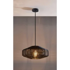 7" Kingston Pendant Ceiling Light Black - Adesso -Adesso GUEST 7e71e8ae e025 4b67 aa99 1d5f9025cd22