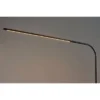 Adesso Cullen Arc Lamp With Smart Switch (Includes LED Light Bulb) Black: Marble Base, ETL Listed, Touch Sensor