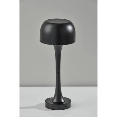 Adesso Jimmy Cordless Table Lamp: 15" Metal Dome, 3-Level Touch Dimmer, Indoor/Outdoor Use, UL Listed 2 Adesso Jimmy Cordless Table Lamp: 15" Metal Dome, 3-Level Touch Dimmer, Indoor/Outdoor Use, UL Listed - Image 2
