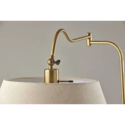 Rodeo Floor Lamp Antique Brass - Adesso -Adesso GUEST 86e234d3 1c15 46e4 9ca2 95ad7724f349