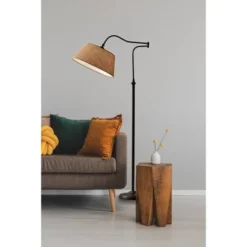 61" Rodeo Collection 3-way Floor Lamp Brown - Adesso