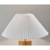 Adesso Marta Table Lamp Natural: ETL Listed, Polyester Shade, Metal Body, 1-Way Switch, 25.5" Height
