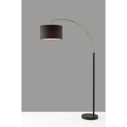 Preston Arc Lamp Brushed Steel Black - Adesso 5 Preston Arc Lamp Brushed Steel Black - Adesso -Adesso GUEST 93540092 dc03 407a aae5 df641297fd61