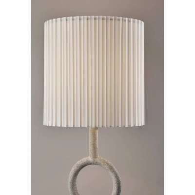 Adesso Elizabeth Floor Lamp Beige: 62.5" Tall, Rustic Textured Finish, 3-Way Rotary Switch, UL Listed 2 Adesso Elizabeth Floor Lamp Beige: 62.5" Tall, Rustic Textured Finish, 3-Way Rotary Switch, UL Listed - Image 2