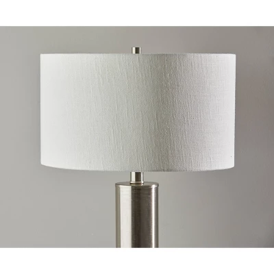 Ezra Table Lamp Silver - Adesso 2 Ezra Table Lamp Silver - Adesso - Image 2