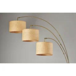 Bowery 3 Arm Arc Lamp Antique Brass - Adesso -Adesso GUEST 98a573ad 9a63 4ba9 bde4 7d9288ddf311