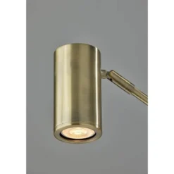 Adesso Collette Charge Desk Lamp (Includes LED Light Bulb) Brass: Modern Style, Touch Sensor, ETL Listed -Adesso GUEST 998426f9 c5bd 4130 9674 edfe0f03b12f
