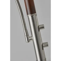 Lexington Combo Floor Lamp Black - Adesso -Adesso GUEST 9999f305 9c69 4ba4 b243 aff46580146d